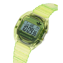 Laden Sie das Bild in den Galerie-Viewer, Adidas Unisex Uhr DIGITAL TWO CRYSTAL Silikon grün AOST25538