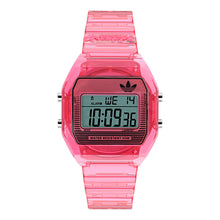 Laden Sie das Bild in den Galerie-Viewer, Adidas Unisex Uhr DIGITAL TWO CRYSTAL Silikon pink AOST25540