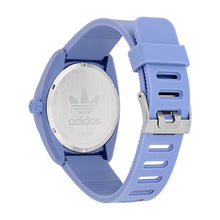 Laden Sie das Bild in den Galerie-Viewer, Adidas Unisex Uhr PROJECT THREE Kunststoff lila AOST25543
