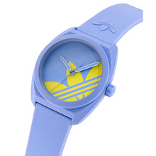 Laden Sie das Bild in den Galerie-Viewer, Adidas Unisex Uhr PROJECT THREE Kunststoff lila AOST25543