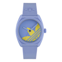 Laden Sie das Bild in den Galerie-Viewer, Adidas Unisex Uhr PROJECT THREE Kunststoff lila AOST25543