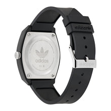 Laden Sie das Bild in den Galerie-Viewer, Adidas Unisex Uhr PROJECT TWO Kunststoff schwarz AOST25549