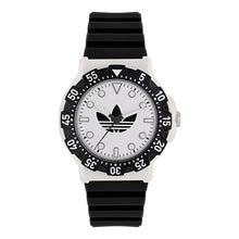 Laden Sie das Bild in den Galerie-Viewer, Adidas Unisex Uhr DISCOVERER TWO Silikon schwarz AOSY25516
