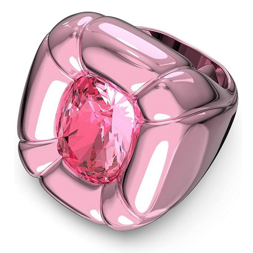 Swarovski Damen Ring Edelstahl Kristall DULCIS Rosa-Pink