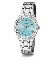 Laden Sie das Bild in den Galerie-Viewer, Guess Damen Uhr Armbanduhr COSMO GW0033L7 Edelstahl silber