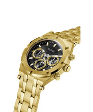 Laden Sie das Bild in den Galerie-Viewer, Guess Herren Uhr Armbanduhr Multifunktion CONTINENTAL GW0260G2 Edelstahl gold