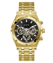Laden Sie das Bild in den Galerie-Viewer, Guess Herren Uhr Armbanduhr Multifunktion CONTINENTAL GW0260G2 Edelstahl gold