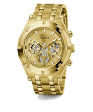 Laden Sie das Bild in den Galerie-Viewer, Guess Herren Uhr Armbanduhr Multifunktion CONTINENTAL GW0260G4 Edelstahl gold