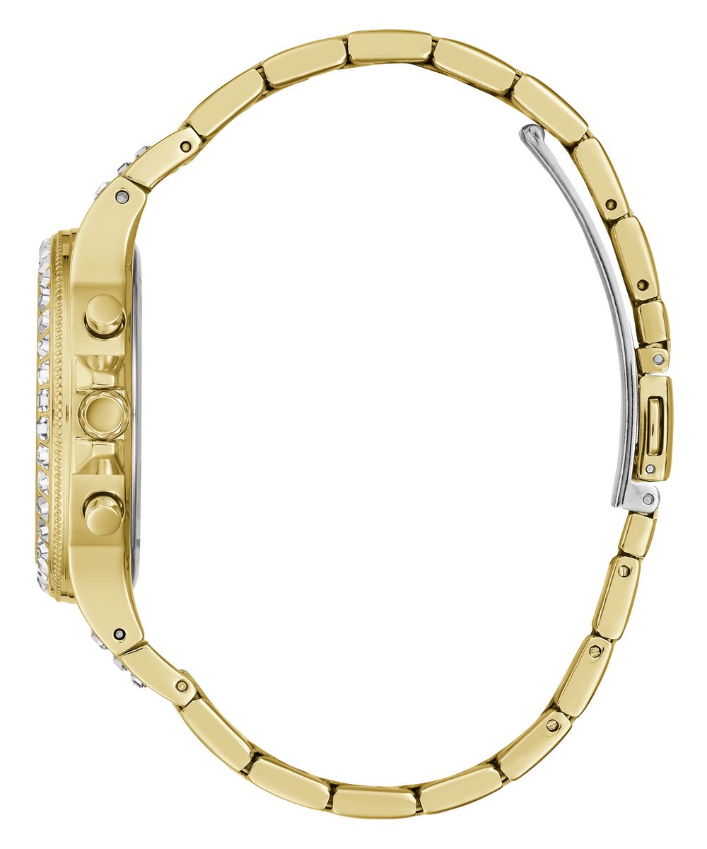 Preiswert24 MOONLIGHT – Damen Edelstahl Armbanduhr Multifunktion Guess Uhr GW0320L2