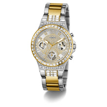 Laden Sie das Bild in den Galerie-Viewer, Guess Damen Uhr Armbanduhr Multifunktion MOONLIGHT GW0320L7 Edelstahl bicolor