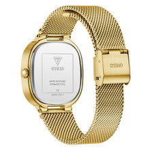Laden Sie das Bild in den Galerie-Viewer, Guess Damen Uhr Armbanduhr TAPESTRY GW0354L6 Edelstahl gold