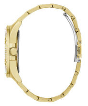 Laden Sie das Bild in den Galerie-Viewer, Guess Damen Uhr Armbanduhr QUEEN GW0464L2 Edelstahl gold