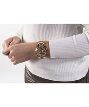 Laden Sie das Bild in den Galerie-Viewer, Guess Damen Uhr Armbanduhr QUEEN GW0464L2 Edelstahl gold