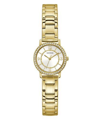 Guess Damen Uhr Armbanduhr MELODY GW0468L2 Edelstahl gold