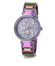 Laden Sie das Bild in den Galerie-Viewer, Guess Damen Uhr Armbanduhr LILY GW0528L4 Edelstahl Regenbogenfarben