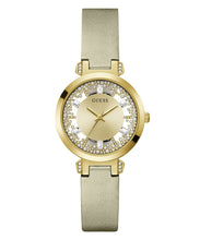 Laden Sie das Bild in den Galerie-Viewer, Guess Damen Uhr Armbanduhr CRYSTAL CLEAR GW0535L4 Leder