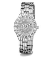 Laden Sie das Bild in den Galerie-Viewer, Guess Damen Uhr Armbanduhr FIREWORK GW0602L1 Edelstahl silber