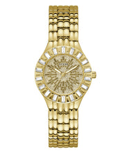 Laden Sie das Bild in den Galerie-Viewer, Guess Damen Uhr Armbanduhr FIREWORK GW0602L2 Edelstahl gold
