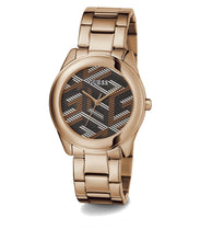 Laden Sie das Bild in den Galerie-Viewer, Guess Damen Uhr Armbanduhr CUBED GW0607L3 Edelstahl Rosé