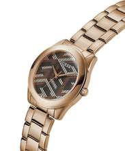 Laden Sie das Bild in den Galerie-Viewer, Guess Damen Uhr Armbanduhr CUBED GW0607L3 Edelstahl Rosé