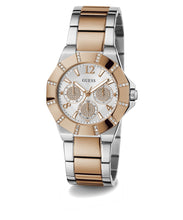Laden Sie das Bild in den Galerie-Viewer, Guess Damen Uhr Armbanduhr Multifunktion SUNRAY GW0616L3 Edelstahl
