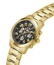Laden Sie das Bild in den Galerie-Viewer, Guess Herren Uhr Armbanduhr Multifunktion PARKER GW0627G2 Edelstahl gold