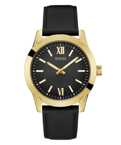 Guess Herren Uhr Armbanduhr CRESCENT GW0628G2 Leder
