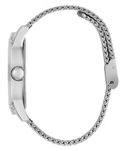 Laden Sie das Bild in den Galerie-Viewer, Guess Herren Uhr Armbanduhr CRESCENT GW0629G1 Edelstahl silber