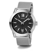 Laden Sie das Bild in den Galerie-Viewer, Guess Herren Uhr Armbanduhr CRESCENT GW0629G1 Edelstahl silber