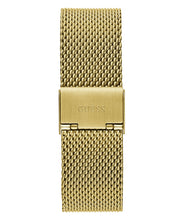 Laden Sie das Bild in den Galerie-Viewer, Guess Herren Uhr Armbanduhr CRESCENT GW0629G2 Edelstahl gold