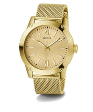 Laden Sie das Bild in den Galerie-Viewer, Guess Herren Uhr Armbanduhr CRESCENT GW0629G2 Edelstahl gold