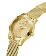 Laden Sie das Bild in den Galerie-Viewer, Guess Herren Uhr Armbanduhr CRESCENT GW0629G2 Edelstahl gold