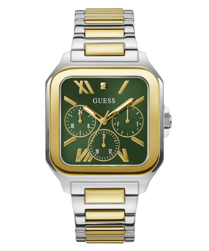 Guess Herren Uhr Armbanduhr INTEGRITY GW0631G1 Edelstahl bicolor