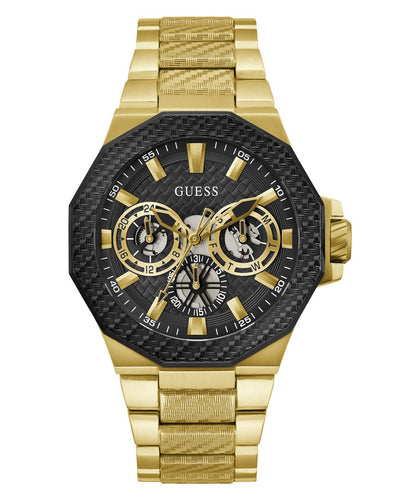 Guess Herren Uhr Armbanduhr INDY GW0636G2 Edelstahl gold