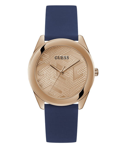Guess Damen Uhr Armbanduhr CUBED GW0665L2 Silikon