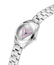 Laden Sie das Bild in den Galerie-Viewer, Guess Damen Uhr Armbanduhr TRI PLAQUE GW0675L1 Edelstahl silber