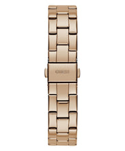 Laden Sie das Bild in den Galerie-Viewer, Guess Damen Uhr Armbanduhr TRI PLAQUE GW0675L3 Edelstahl Rotgold