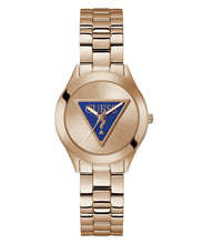 Laden Sie das Bild in den Galerie-Viewer, Guess Damen Uhr Armbanduhr TRI PLAQUE GW0675L3 Edelstahl Rotgold