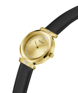Guess Damen Uhr Armbanduhr RUMOUR GW0689L2 Leder