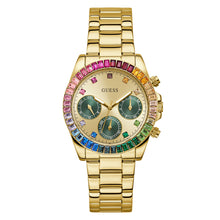 Laden Sie das Bild in den Galerie-Viewer, Guess Damen Uhr Armbanduhr HALO GW0690L4 Edelstahl