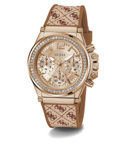 Guess Damen Uhr Armbanduhr CHARISMA GW0699L2 Silikon