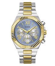 Laden Sie das Bild in den Galerie-Viewer, Guess Herren Uhr Armbanduhr EQUITY GW0703G3 Edelstahl bicolor