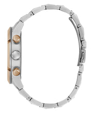 Laden Sie das Bild in den Galerie-Viewer, Guess Herren Uhr Armbanduhr RESISTANCE GW0714G3 Edelstahl bicolor