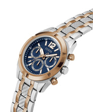 Laden Sie das Bild in den Galerie-Viewer, Guess Herren Uhr Armbanduhr RESISTANCE GW0714G3 Edelstahl bicolor