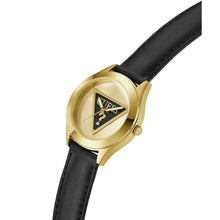 Laden Sie das Bild in den Galerie-Viewer, Guess Damen Uhr Armbanduhr TRI PLAQUE GW0744L2 Leder