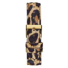 Laden Sie das Bild in den Galerie-Viewer, Guess Damen Uhr Armbanduhr GLITZ PLAQUE GW0745L2 Leder