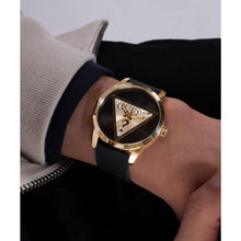 Laden Sie das Bild in den Galerie-Viewer, Guess Herren Uhr Armbanduhr BADGE GW0781G4 Leder