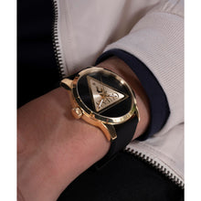 Laden Sie das Bild in den Galerie-Viewer, Guess Herren Uhr Armbanduhr BADGE GW0781G4 Leder