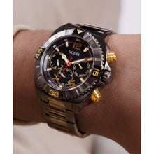 Laden Sie das Bild in den Galerie-Viewer, Guess Herren Uhr Armbanduhr Chronograph TRACTION GW0800G2 Edelstahl