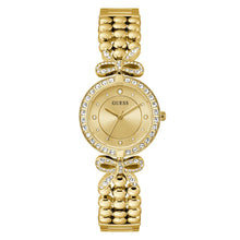 Laden Sie das Bild in den Galerie-Viewer, Guess Damen Uhr Armbanduhr GB RIBBON GW0838L2 Edelstahl gold